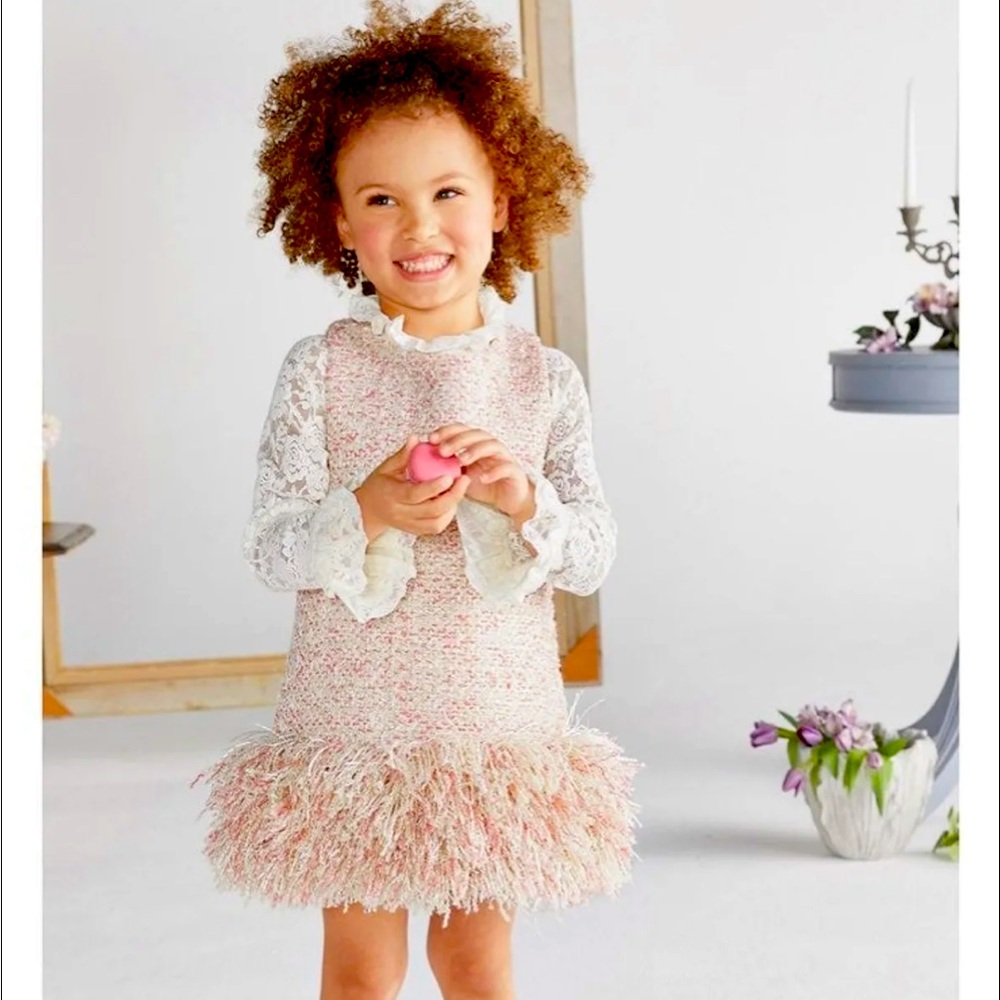 Girls pink dress